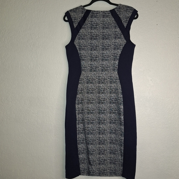 Enfocus Studio Women's Sheath Dress Formal Sleeveless Blue Size 14 - Picture 2 of 9